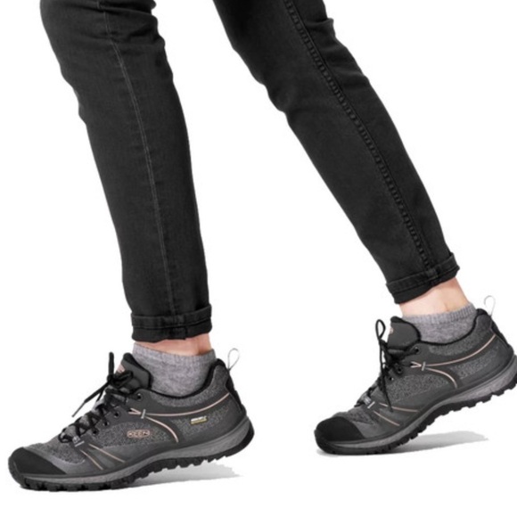 KEEN WOMEN'S TERRADORA WATERPROOF HIKING SHOE - RAVEN/GARGOYLE SIZE 7 - Picture 11 of 11